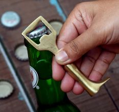 Coy Boy Boot Brass Bottle Openers