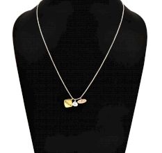 Inspirational 92.5 Sterling Silver chain with Believe In Hope Pendant