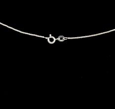 Inspirational 92.5 Sterling Silver chain with Believe In Hope Pendant
