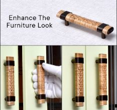 Natural Rattan Cabinet Handles (5 Inch)