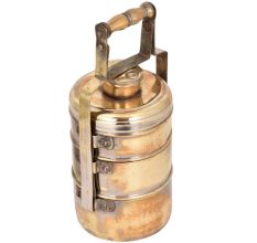 Vintage Brass made Lunch Box