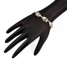 Elephant Charms 92.5 Sterling Silver Bracelet For Women