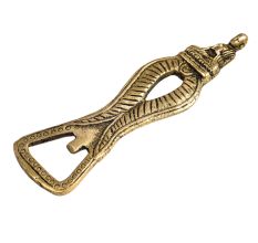 Brass Sitting Buddha Bottle Opener With Engraved Design