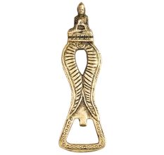 Brass Sitting Buddha Bottle Opener With Engraved Design