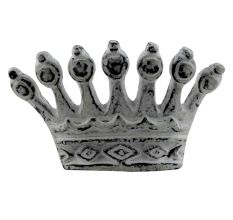 Antique White Crown Iron Cabinet Knob
