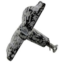 Antique White Squirrel Iron Dresser Knob