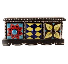 Spice Box-1409 Masala Rack Container Gift Item