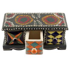 Spice Box-1427 Masala Rack Container Gift Item