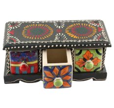 Spice Box-1429 Masala Rack Container Gift Item