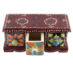 Spice Box-1431 Masala Rack Container Gift Item
