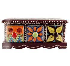 Spice Box-1436 Masala Rack Container Gift Item