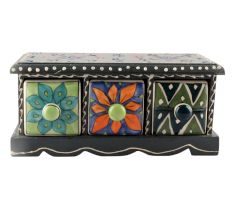 Spice Box-1443 Masala Rack Container Gift Item