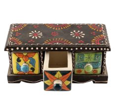 Spice Box-1447 Masala Rack Container Gift Item
