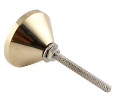Black shell And Round Golden Brass Metal Cabinet Knobs
