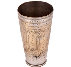 Elegantly patterned Brass Lassi Glass Cup For Gifting