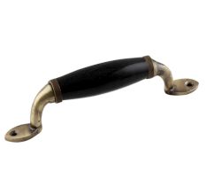 Black Small Ceramic Antique Door Handles