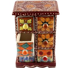 Spice Box-1466 Masala Rack Container Gift Item