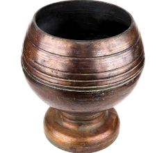 Brass Flower pot Cup Shape with Round Base