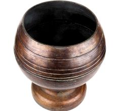 Brass Flower pot Cup Shape with Round Base