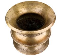 Traditional Brass Water pot With A wide Mouth and Robust centre