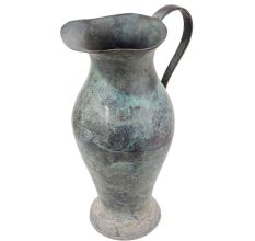 Old Brass Water Pot Pitcher with A Single Large Handle For Home Decoration