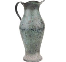 Old Brass Water Pot Pitcher with A Single Large Handle For Home Decoration