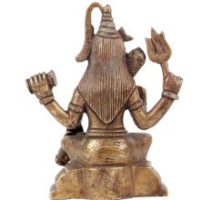 Handmade Brass Shiva Statue For Home Decoration