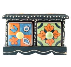 Spice Box-1484 Masala Rack Container Gift Item