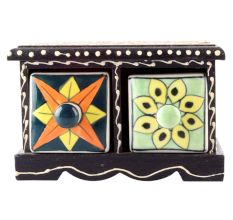 Spice Box-1485 Masala Rack Container Gift Item