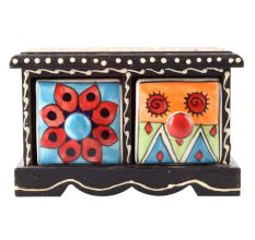 Spice Box-1488 Masala Rack Container Gift Item