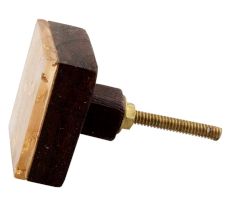 Square Wooden Resin Drawer knobs