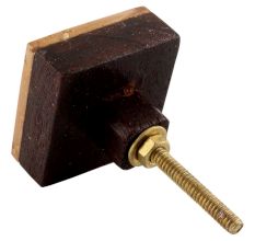 Square Wooden Resin Drawer knobs