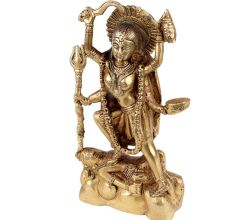 Brass Ma Kali Statue Indian Deity Handmade Statue