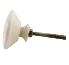 Cream Calendula Bon Bon Bone Cabinet Knobs