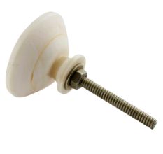 Cream Calendula Bon Bon Bone Cabinet Knobs