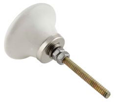 Cream Gold Floral Ceramic Dresser Knobs