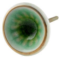 Mix Wheel Ceramic Dresser Knob in Silver Fitting