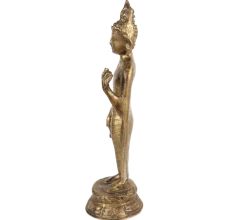 Brass Standing Buddha Statue