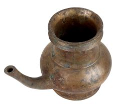 Traditional Brass Pot with a Long Spout