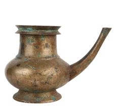 Traditional Brass Pot with a Long Spout