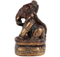 Brass Crawling Ganesha Bal Ganesha Statue