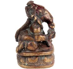 Brass Crawling Ganesha Bal Ganesha Statue