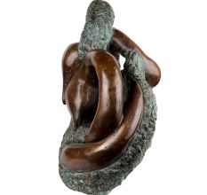 Brass European Birds Family Statue Home Decoration