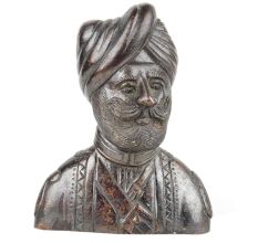Handmade Brass Indian Army Solider Bust