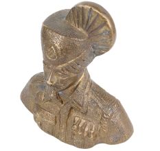 Handmade Brass Army Soldier Bust Home Decoration Statue
