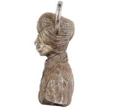Brass Indian Turban Clad Army Solider Bust