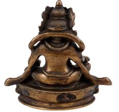 Handmade Brass Lord Kuber Tibetan Statue