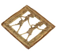 Brass Dhokra Art Tribal Figurines Wall Hanging