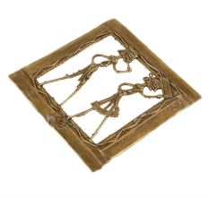 Brass Wall Art Hanging Tribal Partners Daily Routine Dhokra Style