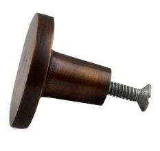 Metallic Brown Round Iron Cabinet Knob
